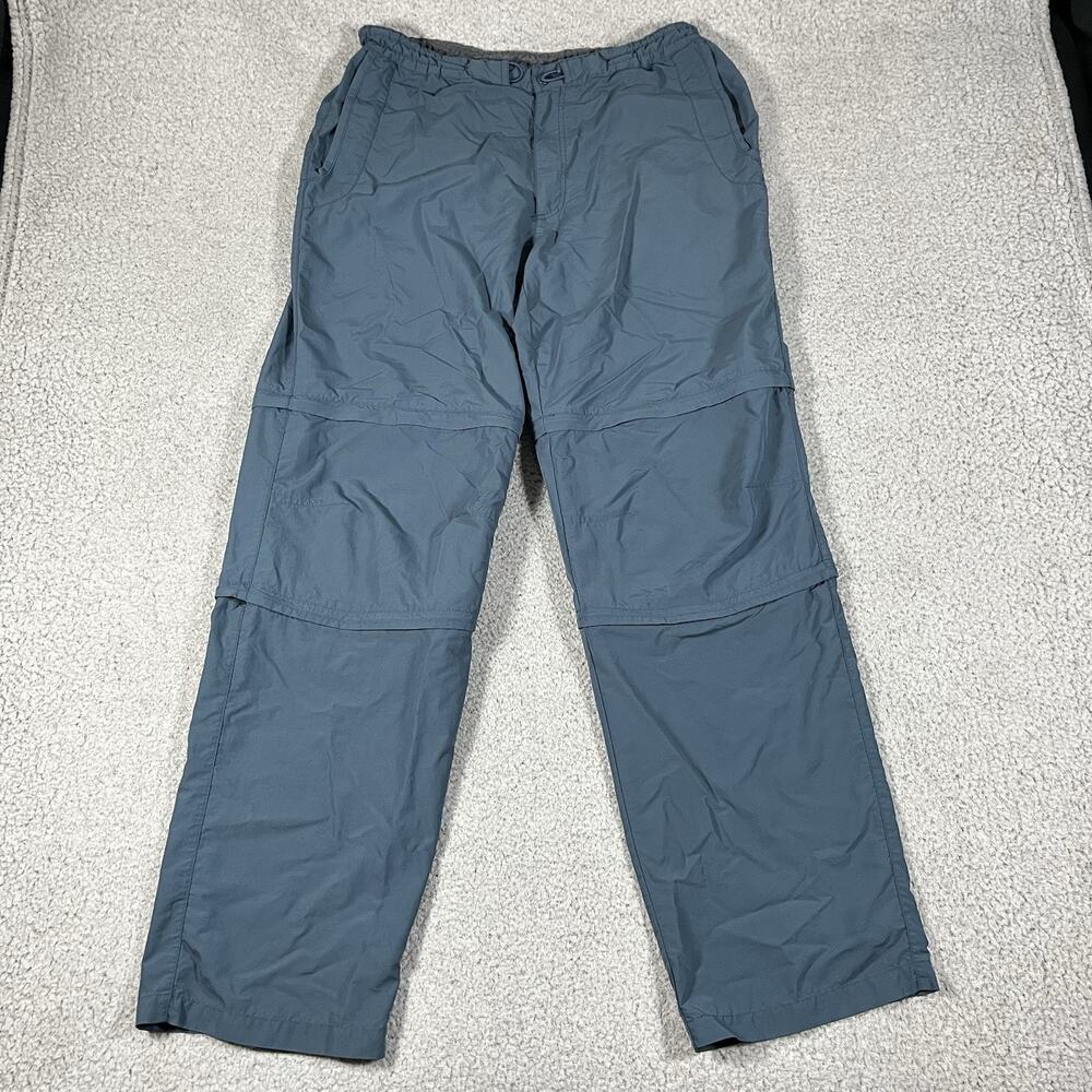 Rohan Pants Mens M Blue Double Convertible Hiking Outdoor Travel Goas Trouser